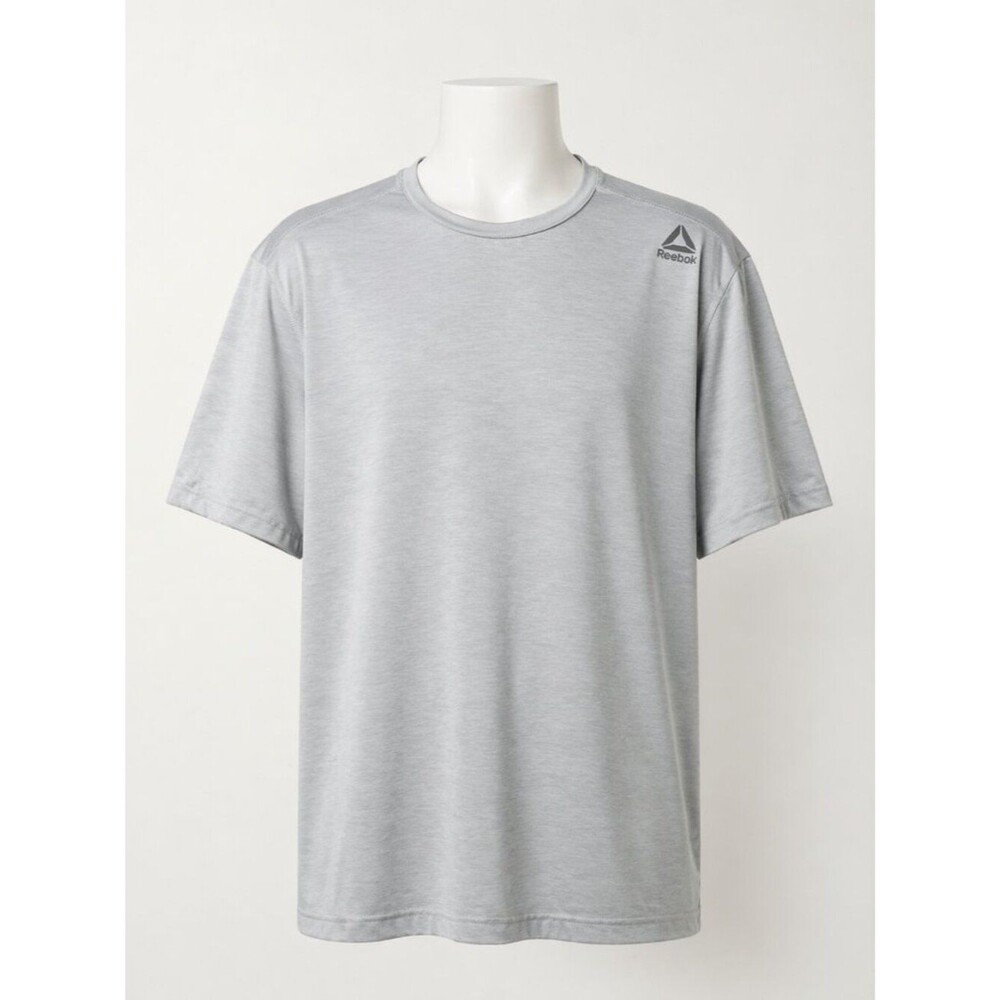 Reebok Short Sleeve Shirt Size XL Light Gray EUC